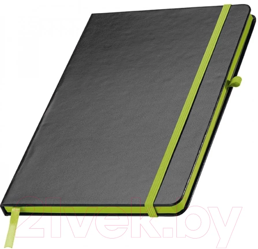 Блокнот Easy Gifts Cuxhaven / 037929 (80л, черный/светло-зеленый)
