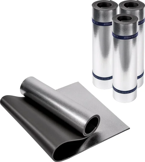 Туристический коврик Isolon Decor Металлик 1800х600х8 (4шт, темно-серый)