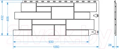 Фасадная панель Docke Сланец (0.93м, шамони) — фото 3