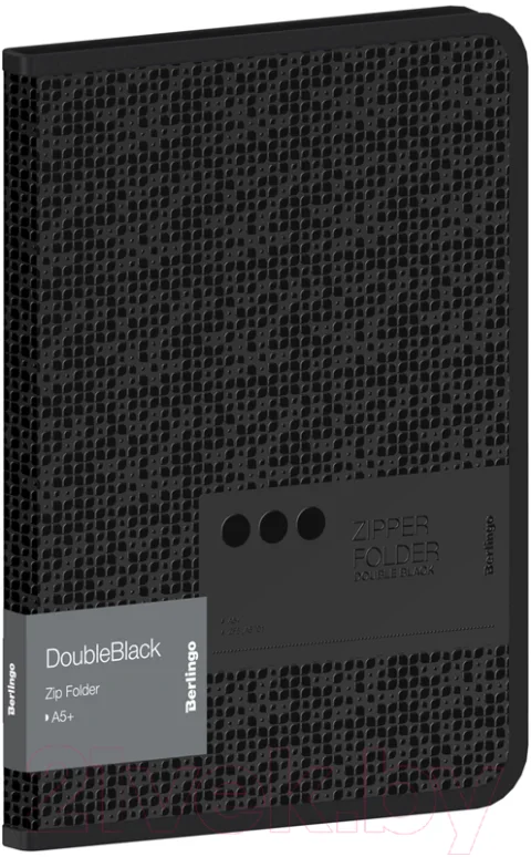 Папка для бумаг Berlingo DoubleBlack А5+ / ZF5_A5701 (черный с рисунком)