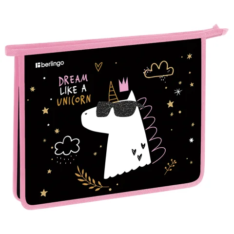 Папка для тетрадей Berlingo Dream Like A Unicorn / BR-PP-A50516