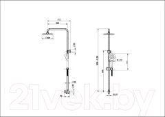 Душевая система Ekko E24801-1 — фото 6