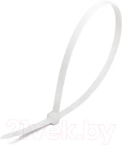 Стяжка для кабеля Fortisflex НСС EasyFix 8х500 / 84809 (100шт, белый) — фото 1