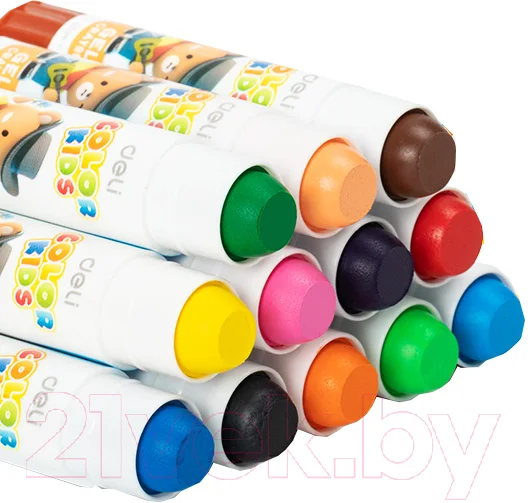 Гелевые мелки Deli EC22412 (12шт)
