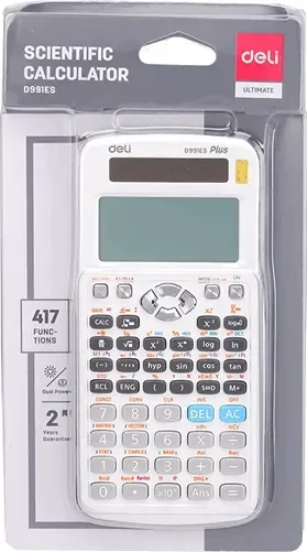 Калькулятор Deli ED991ES (серый)
