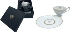 Чашка с блюдцем Cmielow i Chodziez Empire R210-8202800 (золото) — фото 6