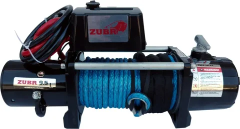 Лебедка электрическая Zubr EWL9500S (синтетический трос)