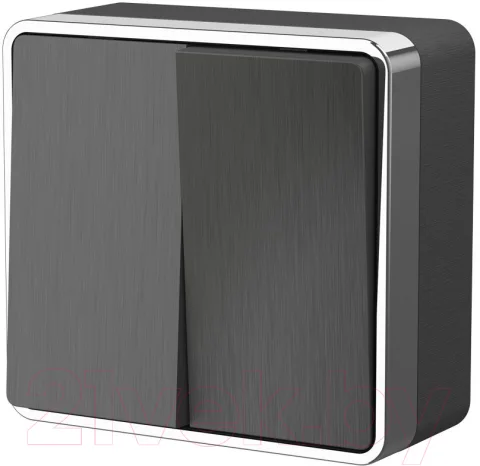 Выключатель Werkel Gallant W5020004 (графит рифленый)