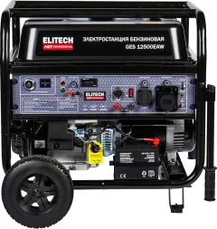 Бензиновый генератор Elitech GES 12500EAW / 204674 — фото 1
