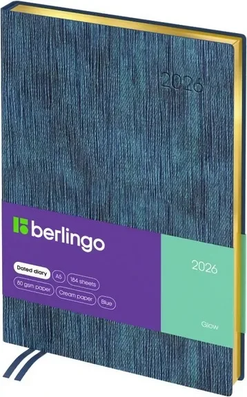 Ежедневник Berlingo Glow 2026г А5 / DD6_93532 (184л)