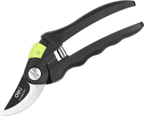 Секатор механический Deli GS EDL580201 (200мм, черный/зеленый)