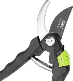 Секатор механический Deli GS EDL580201 (200мм, черный/зеленый) — фото 2