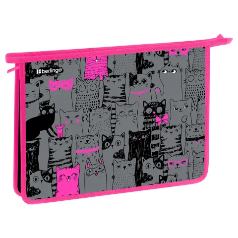 Папка для тетрадей Berlingo Happy Cats / BR-PP-A40504