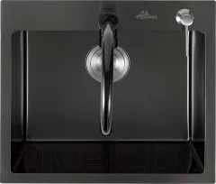Мойка кухонная Avina HM5045 PVD (графит) — фото 1