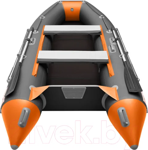 Надувная лодка Roger Boat Hunter 3000 (без киля, графит/оранжевый)