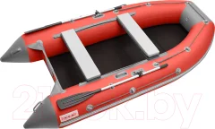 Надувная лодка Roger Boat Hunter 3000 (без киля, красный/серый) — фото 1