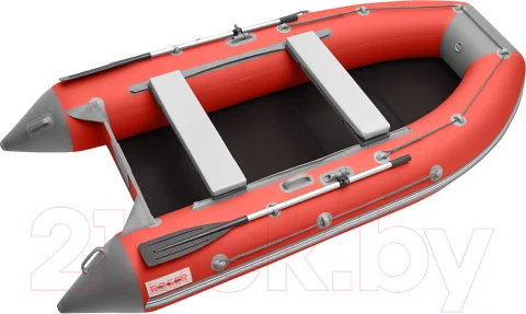 Надувная лодка Roger Boat Hunter 3000 (без киля, красный/серый)