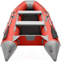 Надувная лодка Roger Boat Hunter 3000 (без киля, красный/серый) — фото 3