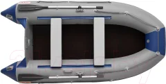 Надувная лодка Roger Boat Hunter 3000 (без киля, серый/синий) — фото 2