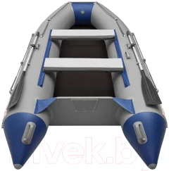Надувная лодка Roger Boat Hunter 3000 (без киля, серый/синий) — фото 3
