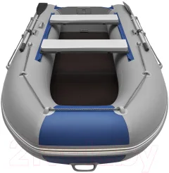 Надувная лодка Roger Boat Hunter 3000 (без киля, серый/синий) — фото 4