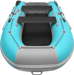 Надувная лодка Roger Boat Hunter 3200 (без киля, бирюзовый/серый комби) — фото 5