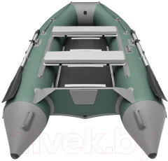 Надувная лодка Roger Boat Hunter Keel 3000 (малокилевая, зеленый/серый) — фото 4