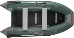 Надувная лодка Roger Boat Hunter Keel 3000 (малокилевая, зеленый/серый) — фото 6