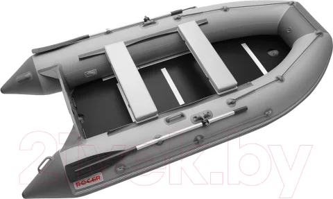 Надувная лодка Roger Boat Hunter Keel 3000 (малокилевая, серый/графит)