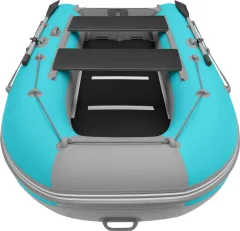 Надувная лодка Roger Boat Hunter keel 3000 (малокилевая, бирюзовый/серый комби) — фото 6