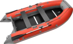 Надувная лодка Roger Boat Hunter keel 3200 (малокилевая, красный/серый комби) — фото 1