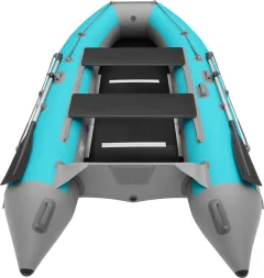 Надувная лодка Roger Boat Hunter keel 3200 (малокилевая, бирюзовый/серый комби) — фото 7