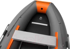 Надувная лодка Roger Boat Hunter Keel 3500 (малокилевая, графит/оранжевый) — фото 6