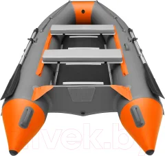 Надувная лодка Roger Boat Hunter Keel 3500 (малокилевая, графит/оранжевый) — фото 10