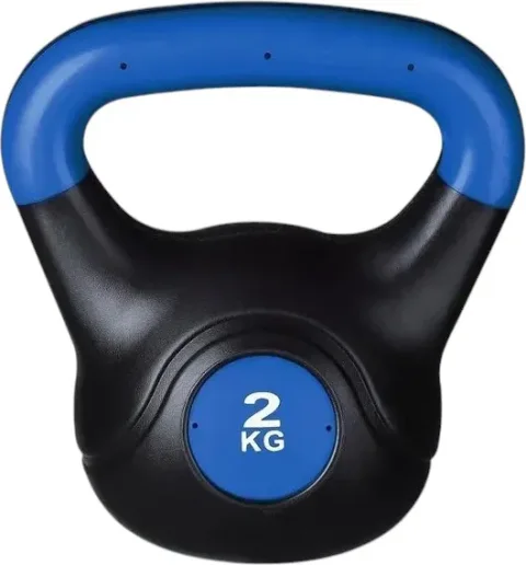 Гиря Indigo Sport IN125 (2кг, черный/синий)