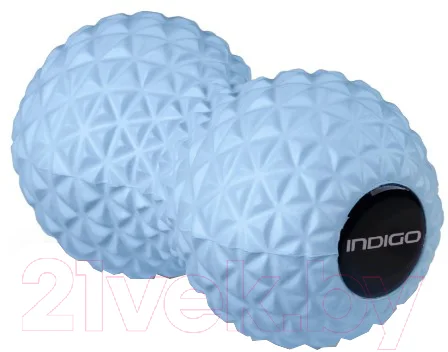 Массажный мяч Indigo Sport IN277 (голубой)
