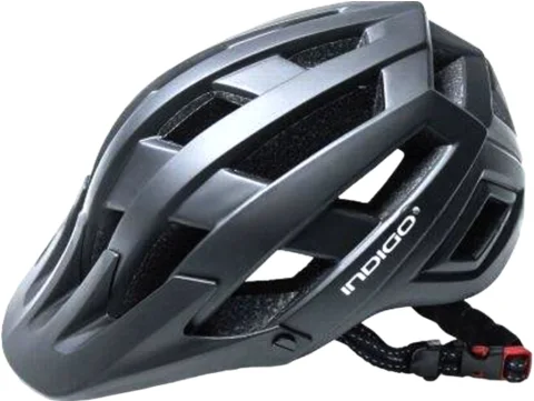 Защитный шлем Indigo Sport IN371 (р.55-61см, черный)