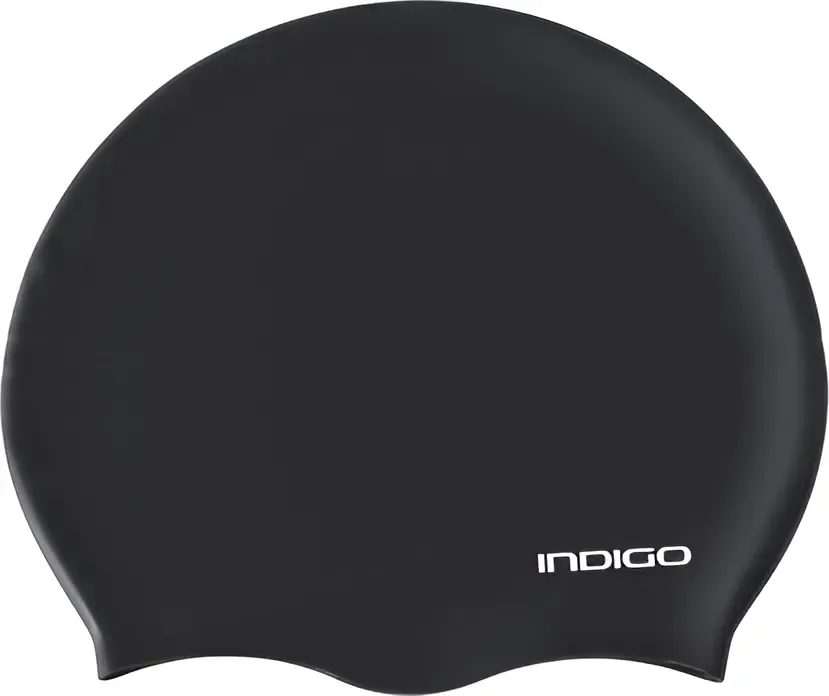 Шапочка для плавания Indigo Sport IN386 (р.52-62, черный)