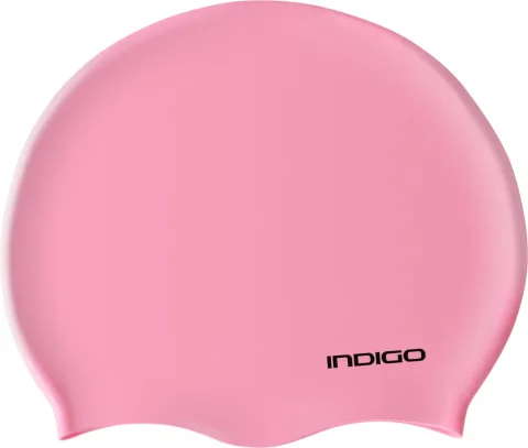 Шапочка для плавания Indigo Sport IN386 (р.55-60, розовый)
