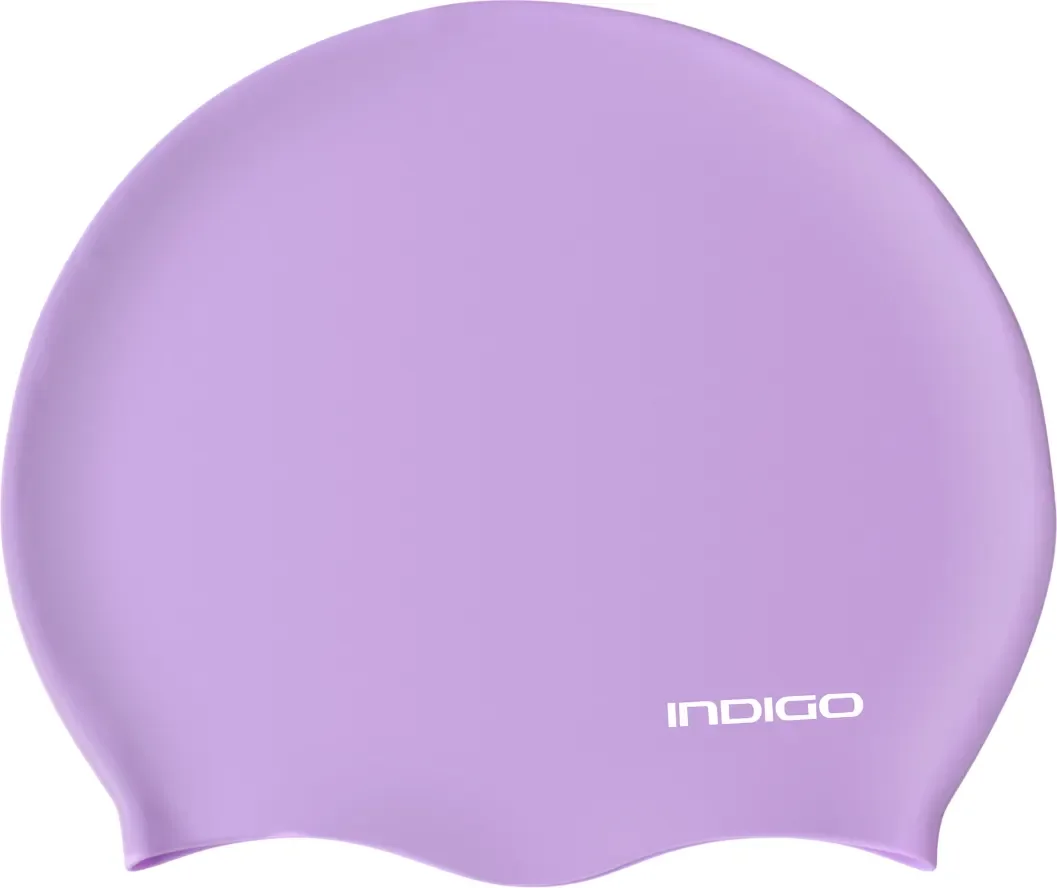 Шапочка для плавания Indigo Sport IN386 (р.55-60, сиреневый)