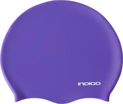 Шапочка для плавания Indigo Sport IN386 (р. 55-60, фиолетовый)