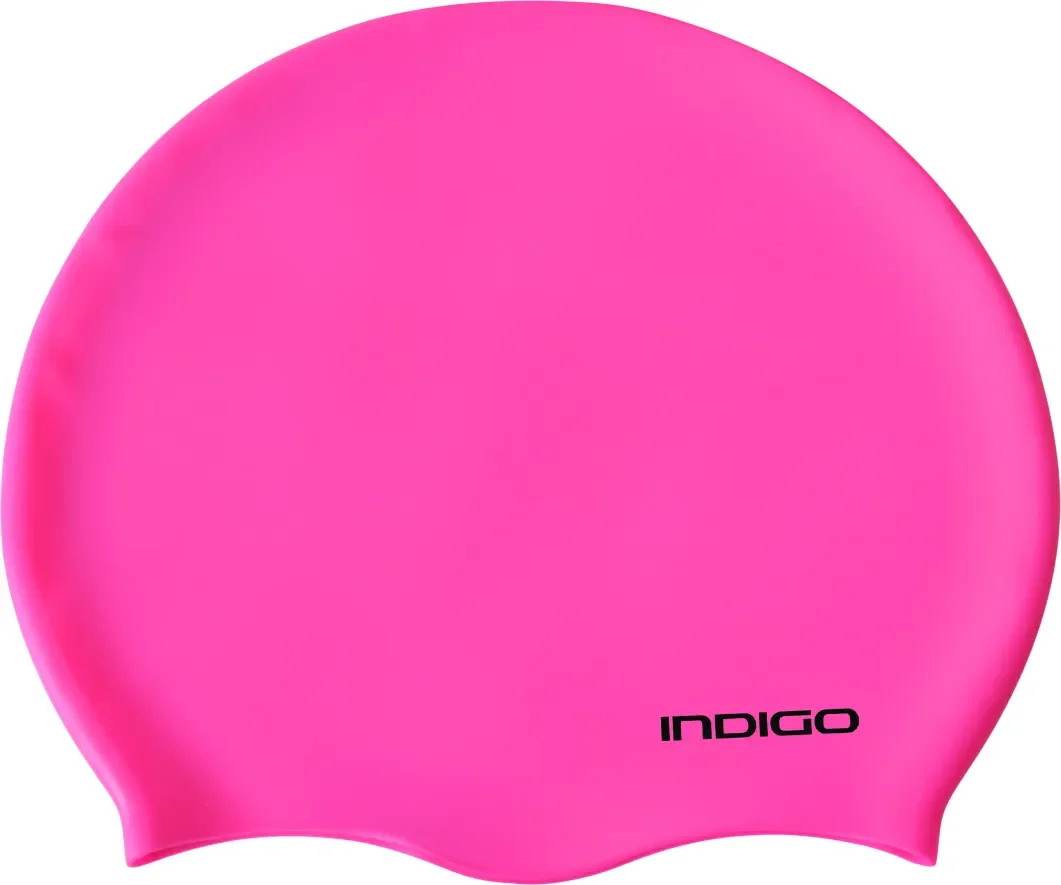 Шапочка для плавания Indigo Sport IN386 (р.55-60, цикламеновый)