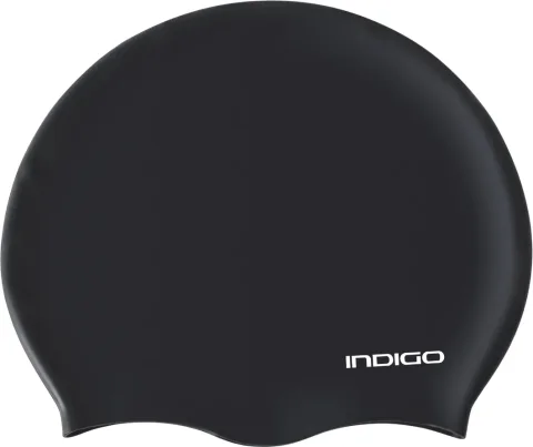 Шапочка для плавания Indigo Sport IN386 (р.55-60, черный)