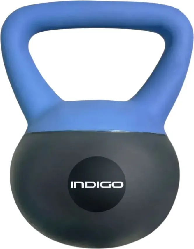 Гиря Indigo Sport IN405 (6кг, сине-серый)