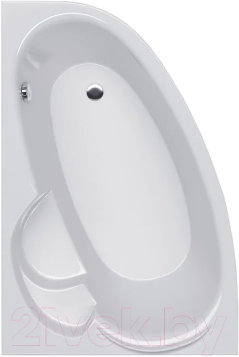 Ванна акриловая Alba Spa Katrina 150x100 L (с ножками и экраном)