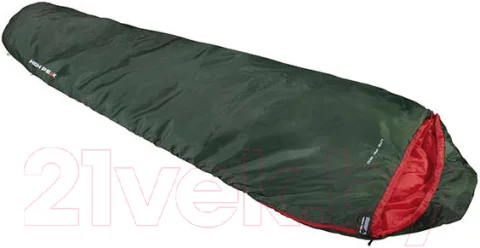 Спальный мешок High Peak Lite Pak 1200 / 23263 (зеленый/красный)