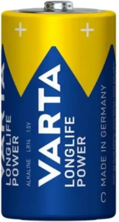 Батарейка Varta Longlife Power C/LR14 Alkaline 1.5V Bl.2 — фото 2