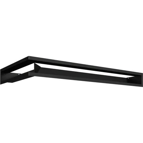 Решетка вентиляционная для камина Kratki Luft NP C 800x400x90 (черный)