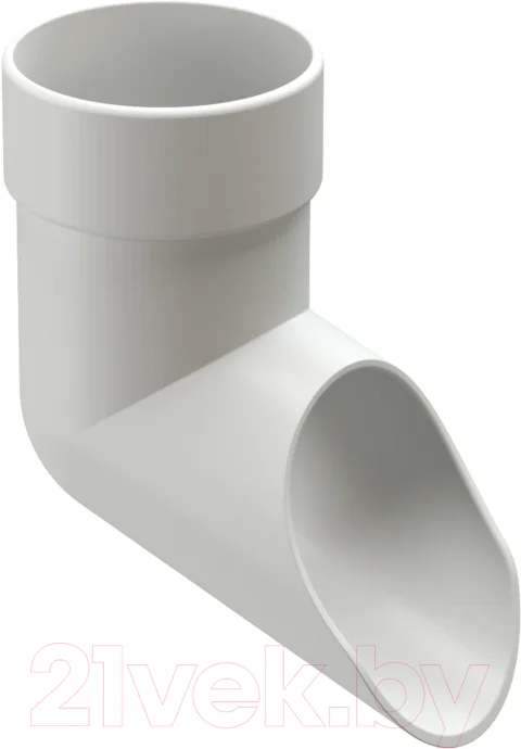 Слив трубы водосточной Docke Lux PVLN-1044 (пломбир)