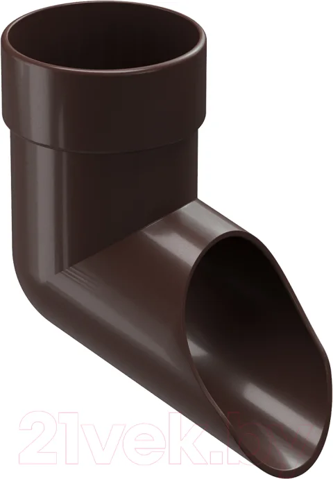 Слив трубы водосточной Docke Lux PVLN-1050 (шоколад)